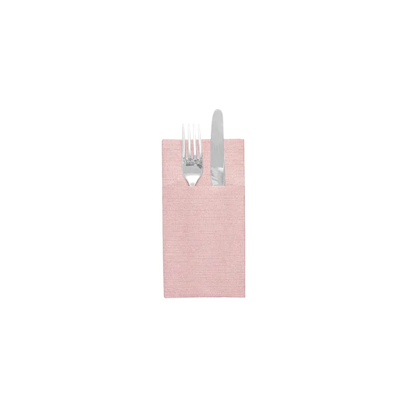 SERVIETTES KANGOUROU LIKE LINEN  70 G/M2 40x40 CM LIE DE VIN SPUNLACE (700 UNITÉ)