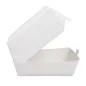 BOÎTES MINI BURGER 250 G/M2 7,3x7,7x5 CM BLANC CARTON (500 UNITÉ) BOÎTES MINI BURGER