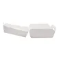 BOÎTES MINI BURGER 250 G/M2 7,3x7,7x5 CM BLANC CARTON (500 UNITÉ) BOÎTES MINI BURGER