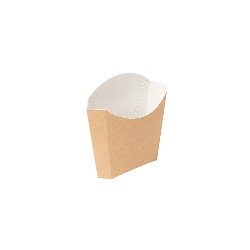 BOÎTES À FRITES STANDARD THEPACK 135 G 13x8x13,5 CM NATUREL CARTON NANO-MICRO (1200 UNITÉ)