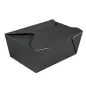 BOÎTES AMÉRICAINES MICRO-ONDABLES THEPACK 2880 ML 250 + 12PP G/M2 19,6x14x9 CM NOIR CARTON NANO-MICRO + PP (200 UNITÉ) BOÎTES AMÉRICAINES MICRO-ONDABLES