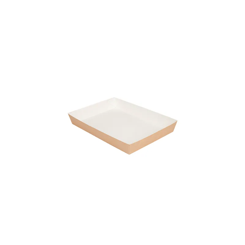 PLATEAUX REPAS THEPACK  25,5x18x3,7 CM NATUREL CARTON NANO-MICRO (130 UNITÉ)