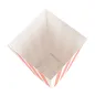 RECIPIENTS POP-CORNS THEPACK 'STRIPES' 2 L 8x11x20,5 CM BLANC CARTON NANO-MICRO (600 UNITÉ) RECIPIENTS POP-CORNS