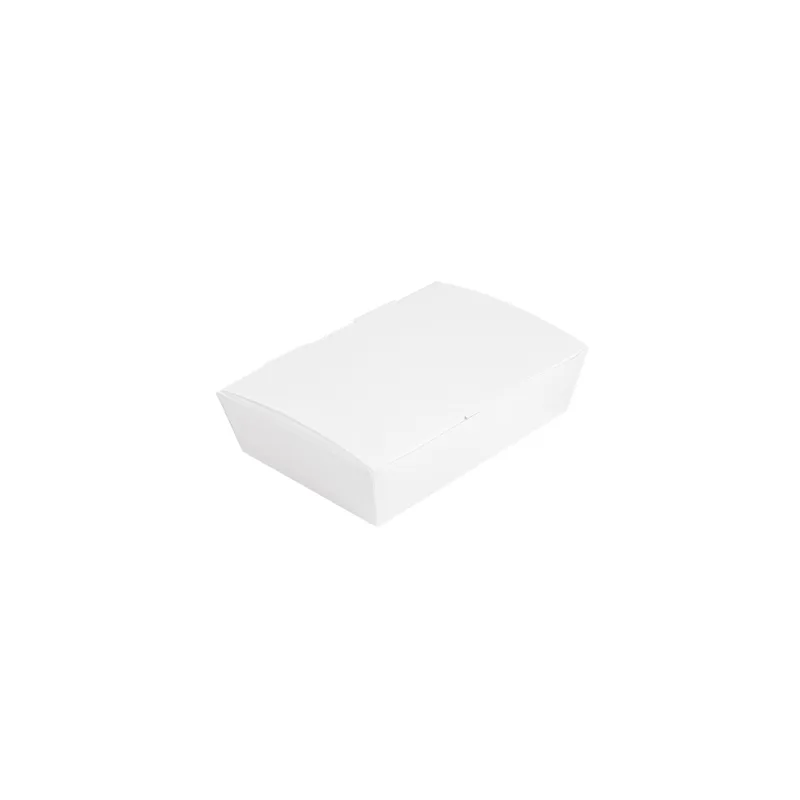 BOÎTES "LUNCH BOX" COUVERCLES THEPACK 1000 ML (32 oz) 20,5x14,6x5 CM BLANC CARTON NANO-MICRO (360 UNITÉ)