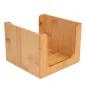 DISTRIBUTEUR SERVIETTES BAMBOO 13x13x10 CM NATUREL BAMBOU (1 UNITÉ) DISTRIBUTEUR SERVIETTES