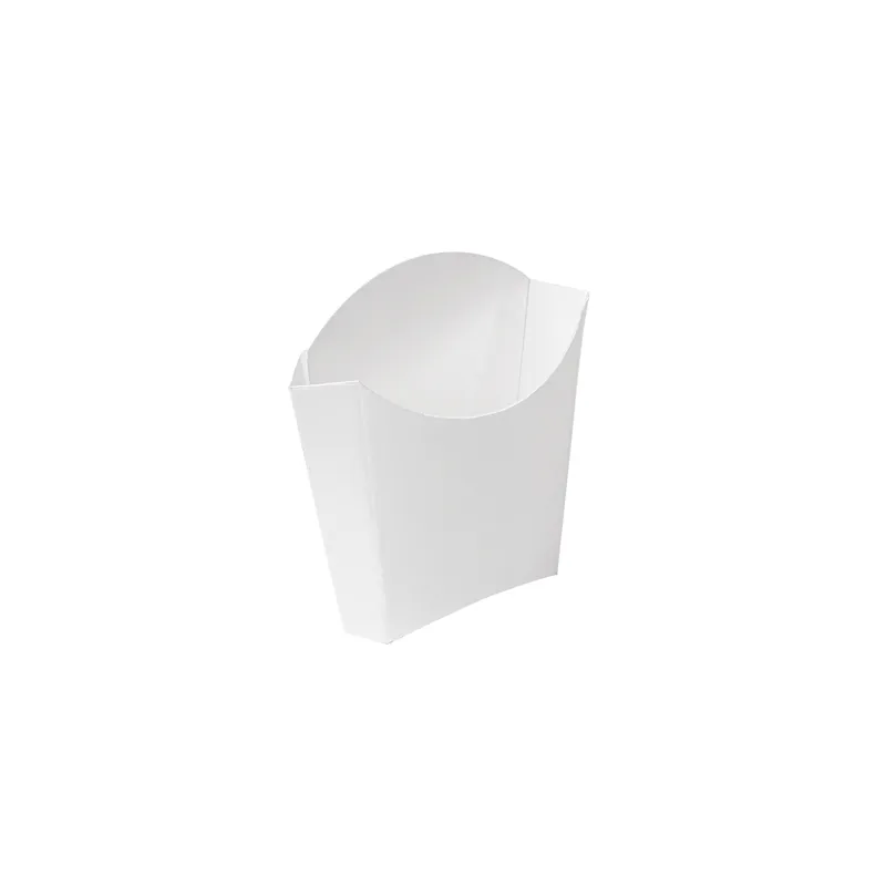 BOÎTES À FRITES STANDARD THEPACK 135 G 13x8x13,5 CM BLANC CARTON NANO-MICRO (1200 UNITÉ)