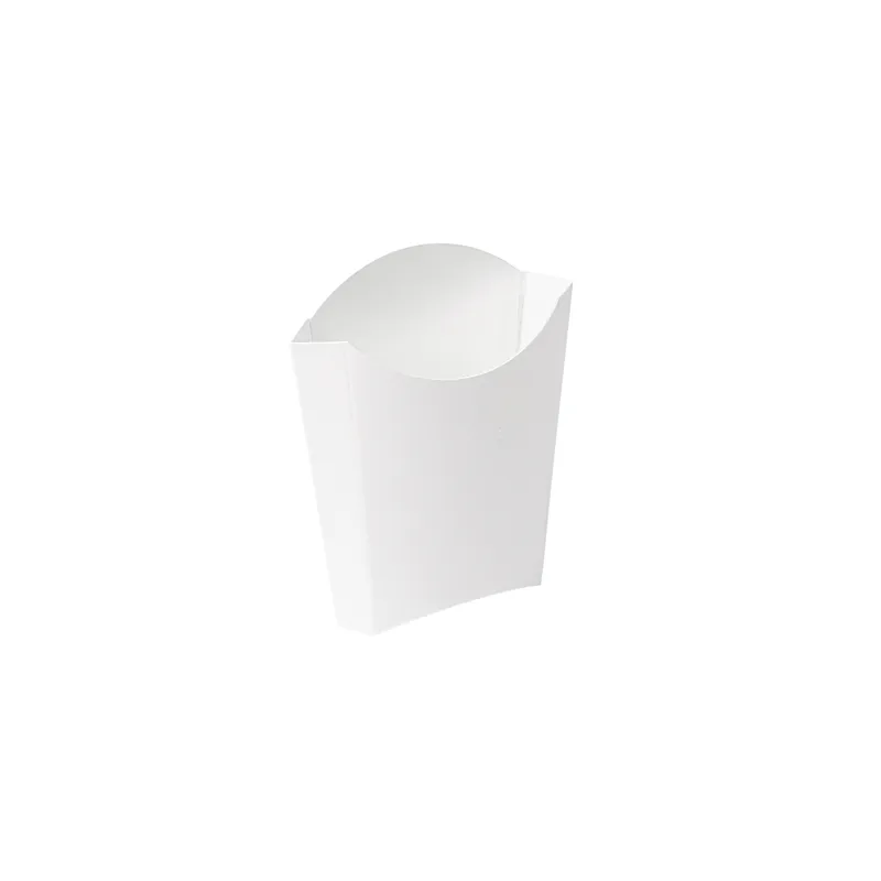 BOÎTES À FRITES JUMBO THEPACK 165 G 13,5x8,5x16 CM BLANC CARTON NANO-MICRO (1200 UNITÉ)