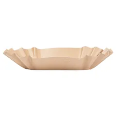 PLATEAUX OVALES  300 G/M2 17,5x10,5x3 CM NATUREL KRAFT (2000 UNITÉ)