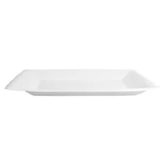 ASSIETTES CARRÉES 220 G/M2 18x18 CM BLANC CARTON (400 UNITÉ)