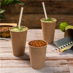 GOBELETS BOISSONS CHAUDES 1 PAROI