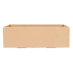 BOÎTES "TRAITEUR" XS 375 G/M2 25,8x15x8 CM NATUREL KRAFT (100 UNITÉ)