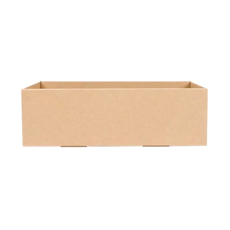 BOÎTES "TRAITEUR" XS  375 G/M2 25,8x15x8 CM NATUREL KRAFT (100 UNITÉ)
