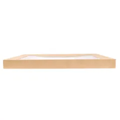 COUVERCLES POUR BOÎTES 253.13 300 G/M2 + PET 26,2x15,5x3 CM NATUREL KRAFT (100 UNITÉ)