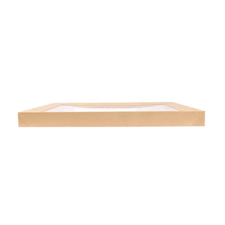 COUVERCLES POUR BOÎTES 253.13  300 G/M2 + PET 26,2x15,5x3 CM NATUREL KRAFT (100 UNITÉ)