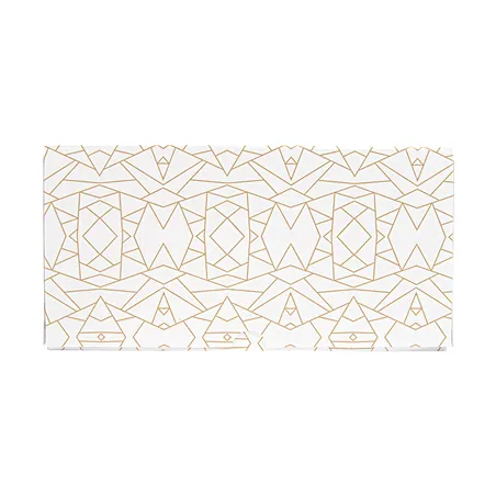 BOÎTES PÂTISSERIES AVEC FENÊTRE THEPACK 'DECO'  24x24x12 CM BLANC CARTON NANO-MICRO + OPP (50 UNITÉ)