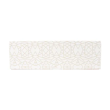 BOÎTES PATISSERIES SANS FENÊTRE THEPACK 'DECO'  32x32x10 CM BLANC CARTON NANO-MICRO (50 UNITÉ)