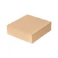 BOÎTES PATISSERIES SANS FENÊTRE THEPACK 23x23x7,5 CM NATUREL CARTON MICROCANAL (200 UNITÉ) BOÎTES PATISSERIES SANS FENÊTRE