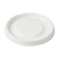COUVERCLE POUR CODE 150.60 BIONIC Ø 7,7x0,8 CM BLANC BAGASSE (1000 UNITÉ) COUVERCLE POUR CODE 150.60