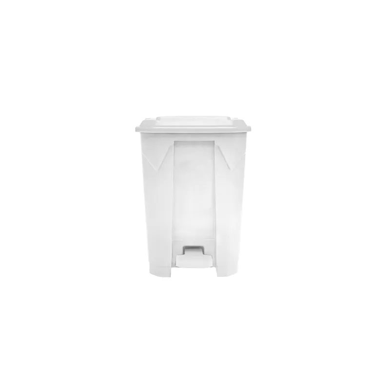 CONTENEUR AVEC COUVERCLE  50 L 43x40x60 CM BLANC PP (1 UNITÉ)
