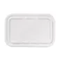 COUVERCLES POUR CODES 221.38/39 BIONIC 22,2x14,7x1,2 CM BLANC BAGASSE (600 UNITÉ) COUVERCLES POUR CODES 221.38/39