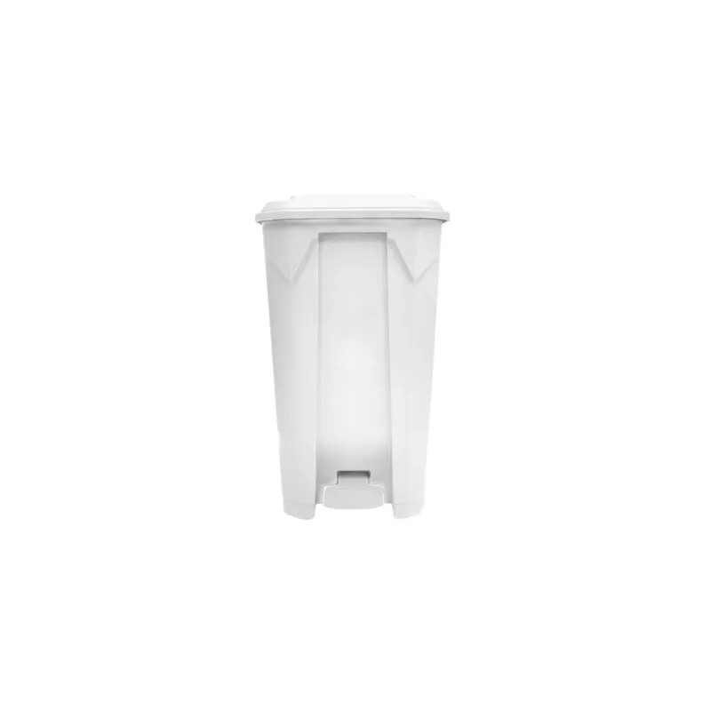 CONTENEUR AVEC COUVERCLE  100 L 49x47x84 CM BLANC PP (1 UNITÉ)