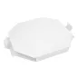 BOÎTE POUR PAELLAS 360 G/M2 50,5x50,5x5 CM BLANC CARTON (100 UNITÉ) BOÎTE POUR PAELLAS