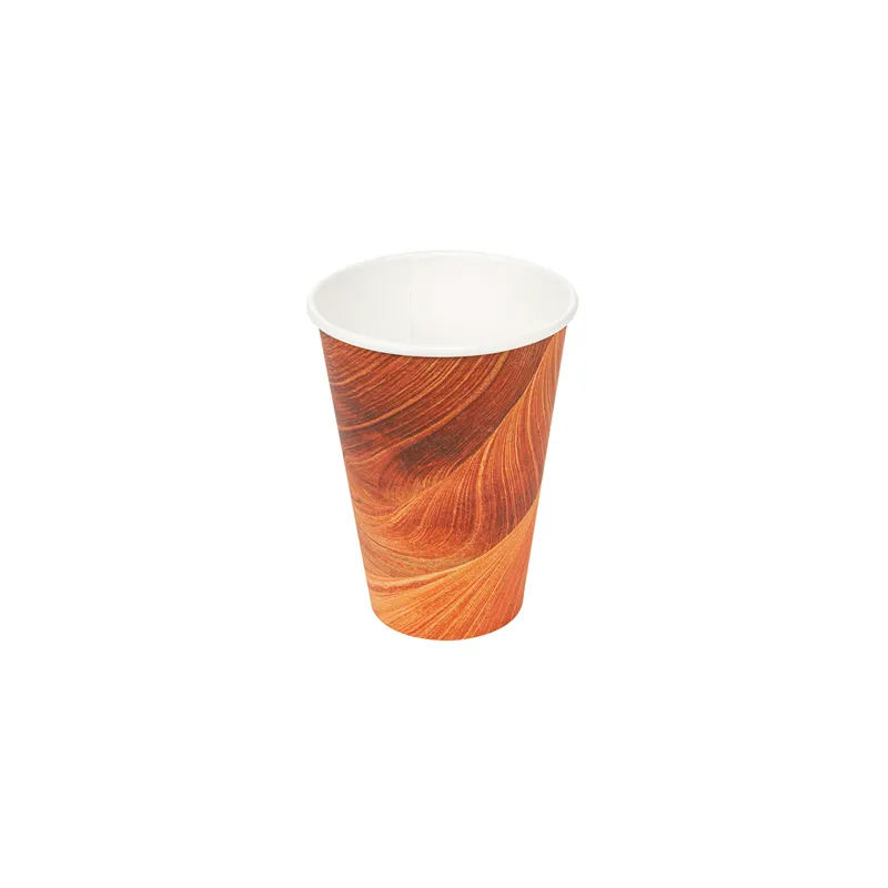 GOBELETS BOISSONS CHAUDES 1 PAROI 'ARIZONA VENDING' 210 ML 210 + 18 PE G/M2 Ø7/4,5x9,5 CM MARRON CARTON (1000 UNITÉ)