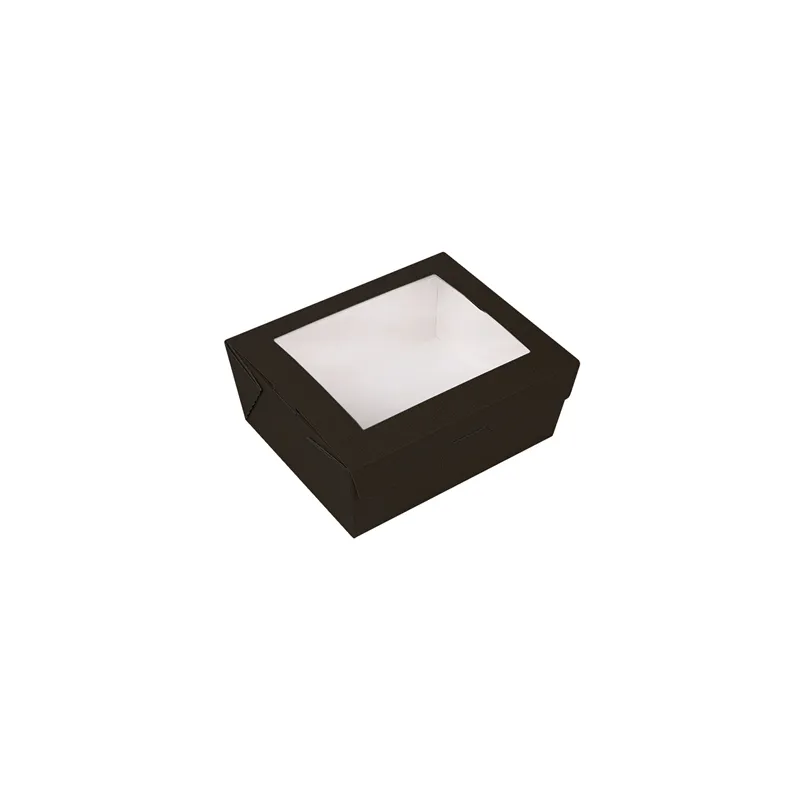 BOÎTES AVEC FENÊTRE THEPACK 1350 ML 15,3x12,1x6,4 CM NOIR CARTON NANO-MICRO + OPP (200 UNITÉ) BOÎTES AVEC FENÊTRE THEPACK 1350 ML 15,3x12,1x6,4 CM NOIR CARTON NANO-MICRO + OPP (200 UNITÉ)