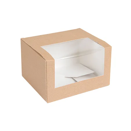 BOÎTES PÂTISSERIES AVEC FENÊTRE