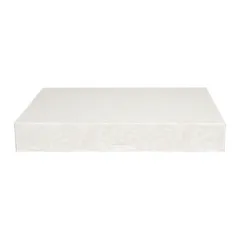 BOÎTES CATERING, PLATE THEPACK 'DAMASCO' 42x28x6 CM BLANC CARTON NANO-MICRO (100 UNITÉ)