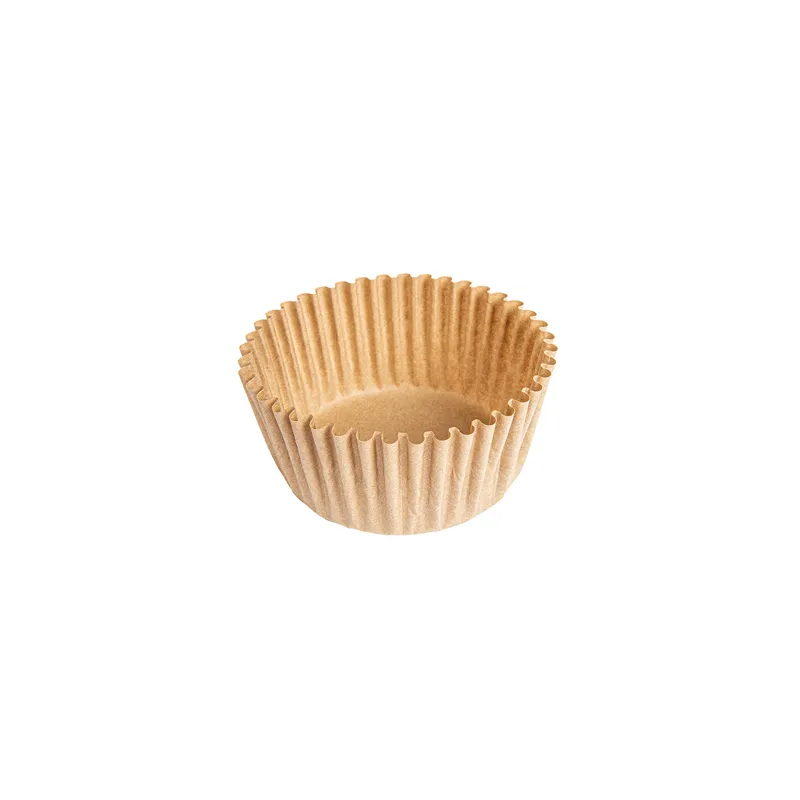 CAPSULES PETIT FOURS  50 G/M2 Ø 5x2,7 CM NATUREL PARCH.INGRAISSABLE (1000 UNITÉ)