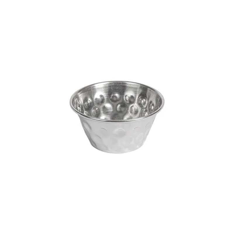 RAMEQUINS MARTELÉ ARTINOX 60 ML Ø 6,2x3,3 CM ARGENTE INOX (12 UNITÉ)