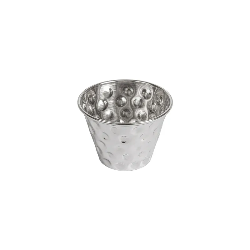 RAMEQUINS MARTELÉ ARTINOX 75 ML Ø 6x4,4 CM ARGENTE INOX (12 UNITÉ)