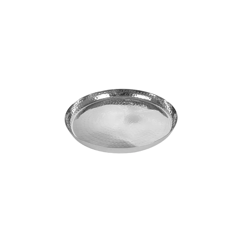 PLATEAU MARTELÉ ARTINOX Ø 30x2,7 CM ARGENTE INOX (1 UNITÉ) PLATEAU MARTELÉ ARTINOX Ø 30x2,7 CM ARGENTE INOX (1 UNITÉ)