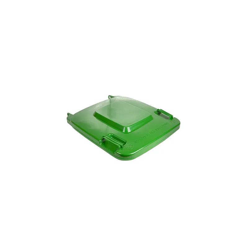 COUVERCLE POUR CONTENEUR 240L   71x56x7,4 CM VERT HDPE (1 UNITÉ)
