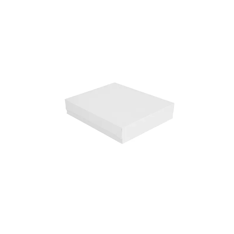 PLATEAUX + COUVERCLE THEPACK  32x27x4 CM BLANC CARTON NANO-MICRO (150 UNITÉ)