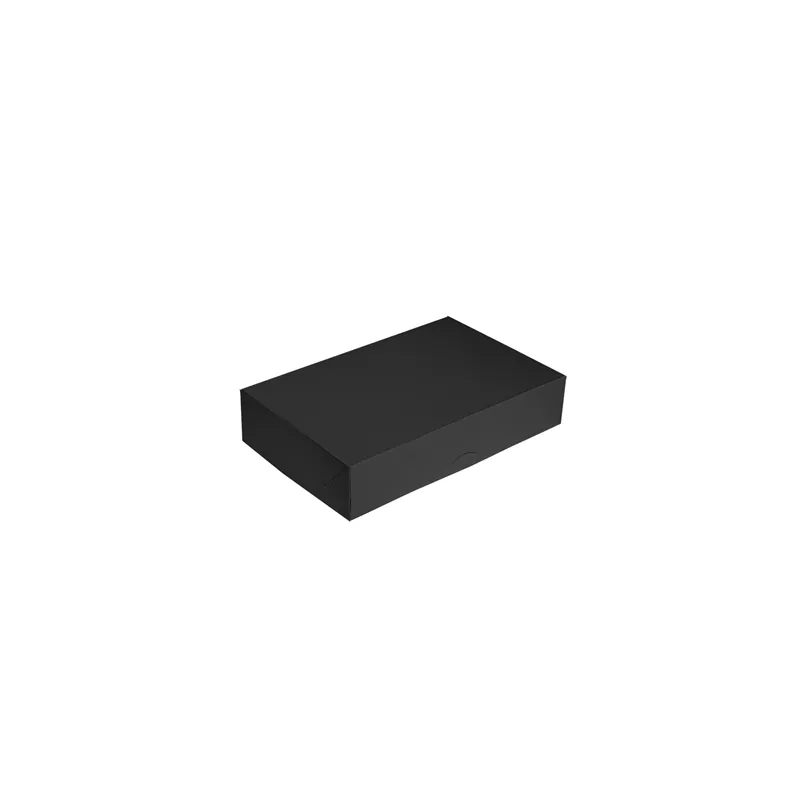 BOÎTES CATERING, PLATE THEPACK  46x35x6 CM NOIR CARTON NANO-MICRO (100 UNITÉ)