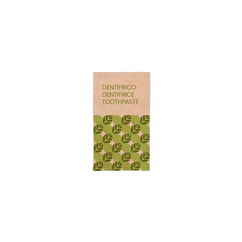 SACHETS DENTIFRICE 'NATURAL' 3 ML 4,5x8 CM NATUREL KRAFT (500 UNITÉ) SACHETS DENTIFRICE 'NATURAL' 3 ML 4,5x8 CM NATUREL KRAFT (500 UNITÉ)