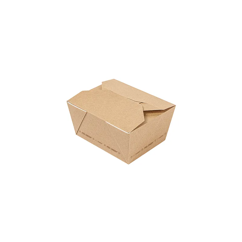 BOÎTES AMÉRICAINES MICRO-ONDABLES THEPACK 780 ML 220 G/M2 11,3x9x6,3 CM NATUREL CARTON NANO-MICRO (500 UNITÉ)