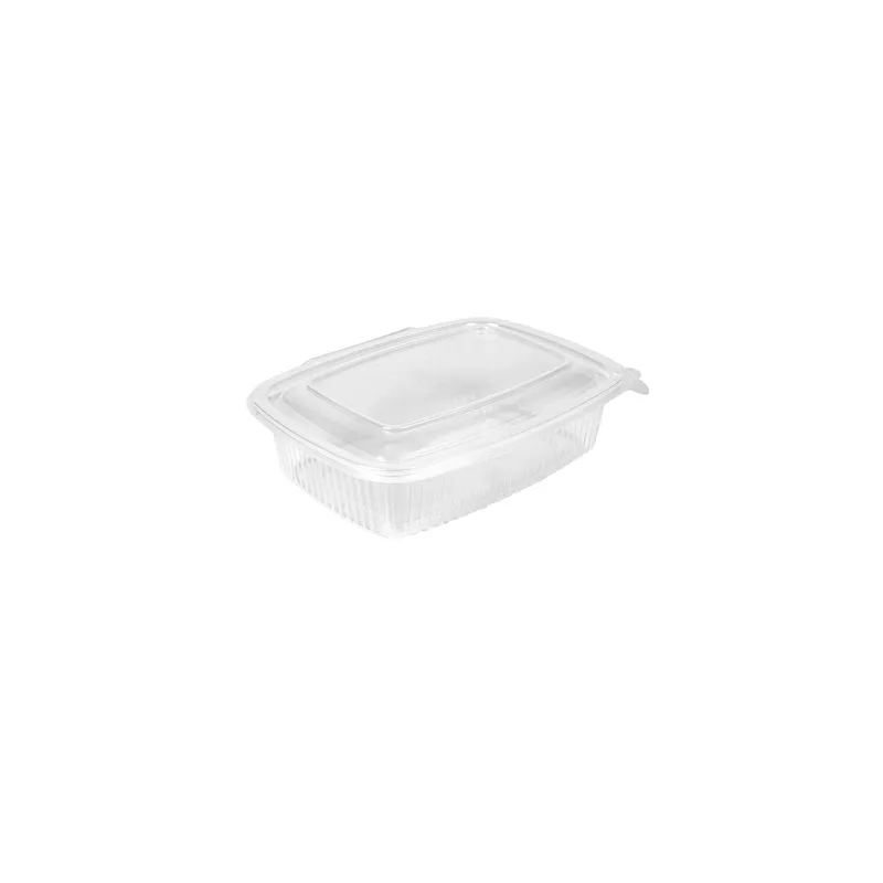 RÉCIPIENT AVEC CHARNIÈRE  750 ML 18,7x14,4x5,2 CM TRANSPARENT PP (400 UNITÉ)
