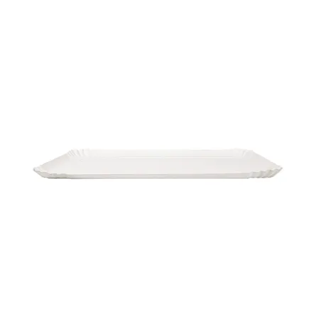 PLATEAUX PÂTISSERIE - MOYENS  500 G/M2 42x28 CM BLANC CARTON (25 UNITÉ)