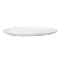 PLATEAUX PÂTISSERIE EN RELIEF  420 G/M2 Ø 28 CM BLANC CARTON (50 UNITÉ)