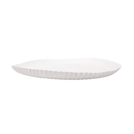 PLATEAUX PÂTISSERIE EN RELIEF  420 G/M2 Ø 30 CM BLANC CARTON (50 UNITÉ)