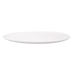 PLATEAUX PÂTISSERIE EN RELIEF  500 G/M2 Ø 34 CM BLANC CARTON (50 UNITÉ)