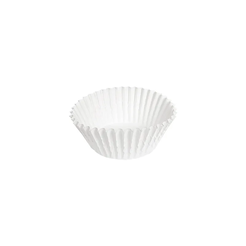 CAPSULES PETIT FOURS 50 G/M2 Ø 5x2,7 CM BLANC PARCH.INGRAISSABLE (1000 UNITÉ) CAPSULES PETIT FOURS 50 G/M2 Ø 5x2,7 CM BLANC PARCH.INGRAISSABLE (1000 UNITÉ)