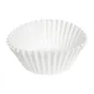 CAPSULES PETIT FOURS 50 G/M2 Ø 5x2,7 CM BLANC PARCH.INGRAISSABLE (1000 UNITÉ) CAPSULES PETIT FOURS