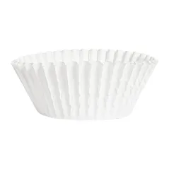 CAPSULES PETIT FOURS  50 G/M2 Ø 5x2,7 CM BLANC PARCH.INGRAISSABLE (1000 UNITÉ)