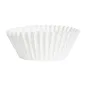 CAPSULES PETIT FOURS 50 G/M2 Ø 5x2,7 CM BLANC PARCH.INGRAISSABLE (1000 UNITÉ) CAPSULES PETIT FOURS