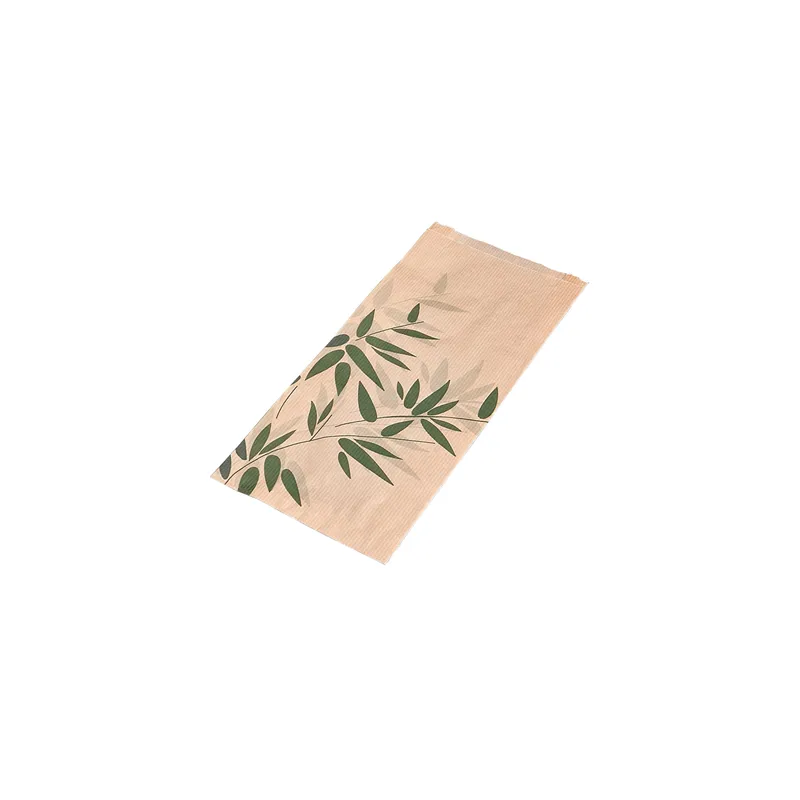 SACHETS CROISSANTS FEEL GREEN  32 G/M2 12+5x22 CM NATUREL KRAFT (500 UNITÉ)