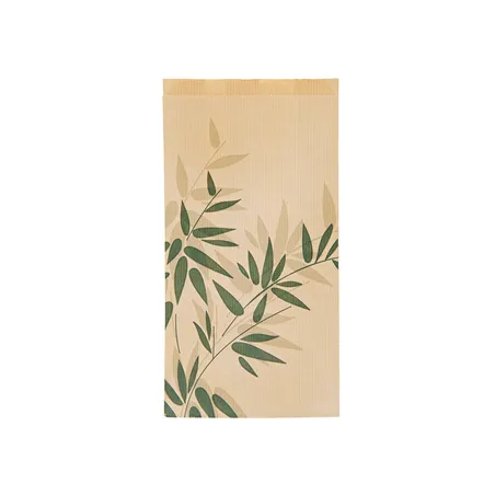 SACHETS CROISSANTS FEEL GREEN  32 G/M2 12+5x22 CM NATUREL KRAFT (500 UNITÉ)